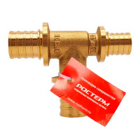 Тройник переходной РОСТерм 20х20х16 мм латунь