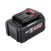 Аккумулятор Elitech RCB 2050S EHD Li-Ion 20 В 5 Ач