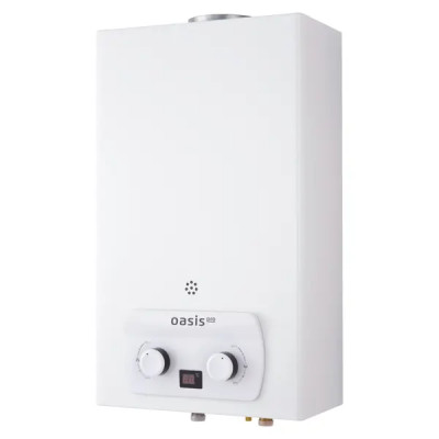 Проточный газовый водонагреватель Oasis Pro P-10 20 кВт 10 л/мин белая