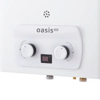 Проточный газовый водонагреватель Oasis Pro P-10 20 кВт 10 л/мин белая