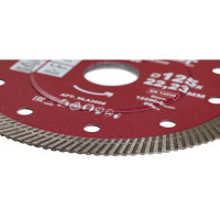 Диск алмазный по керамике Neolaser NLA3008 турбо 125x22.2x1.3 мм