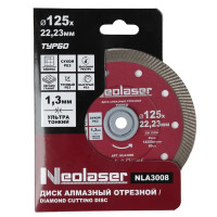 Диск алмазный по керамике Neolaser NLA3008 турбо 125x22.2x1.3 мм