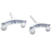 Ножки для конвектора Теплофон Granit Glassar с колесами цвет белый