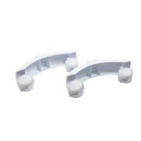 Ножки для конвектора Теплофон Granit Glassar с колесами цвет белый