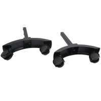 Ножки для конвектора Теплофон Granit Glassar с колесами цвет черный