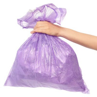 Мешок для бытового мусора You\'ll Love Пионы 15 мкм 35 л цвет синий 10 шт.