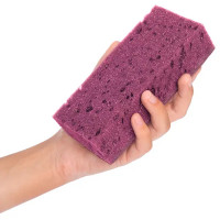 Губка хозяйственная Home Queen Мега цвет бордовый