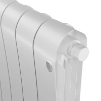 Радиатор секционный Royal Thermo Infinity BT VR80 500/90 10 секций нижнее подключение биметалл белый
