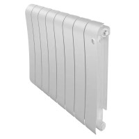 Радиатор секционный Royal Thermo Infinity BT 500/90 8 секций боковое подключение биметалл белый