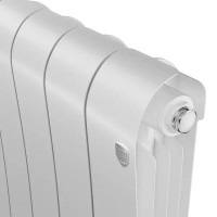 Радиатор секционный Royal Thermo Infinity BT 500/90 10 секций боковое подключение биметалл белый