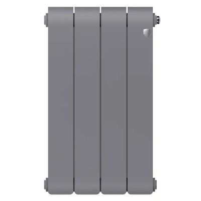 Радиатор секционный Royal Thermo Infinity SS 500/90 4 секций боковое подключение биметалл серый