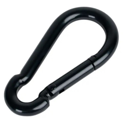 Карабин усиленный DIN 5299 5x50 мм цвет черный матовый