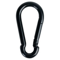 Карабин усиленный DIN 5299 5x50 мм цвет черный матовый