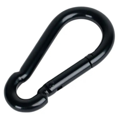 Карабин усиленный DIN 5299 6x60 мм цвет черный матовый