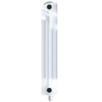 Радиатор секционный Le Heat Bimetal 500/100 10 секций нижнее подключение биметалл белый