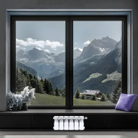 Радиатор секционный Le Heat Bimetal 200/100 6 секций боковое подключение биметалл белый