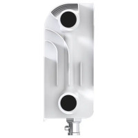 Радиатор секционный Le Heat Bimetal 200/100 10 секций нижнее подключение биметалл белый