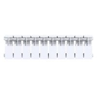 Радиатор секционный Le Heat Bimetal 200/100 10 секций боковое подключение биметалл белый