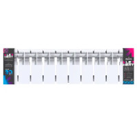 Радиатор секционный Le Heat Bimetal 200/100 10 секций боковое подключение биметалл белый