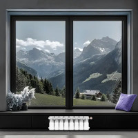 Радиатор секционный Le Heat Bimetal 200/100 8 секций боковое подключение биметалл белый