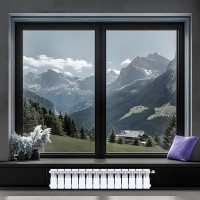 Радиатор секционный Le Heat Bimetal 200/100 14 секций боковое подключение биметалл белый