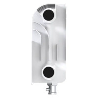 Радиатор секционный Le Heat Bimetal 200/100 8 секций нижнее подключение биметалл белый