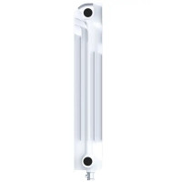 Радиатор секционный Le Heat Bimetal 500/100 8 секций нижнее подключение биметалл белый