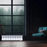 Радиатор секционный Le Heat Bimetal 200/100 12 секций нижнее подключение биметалл белый