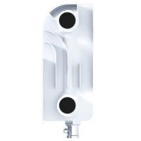 Радиатор секционный Le Heat Bimetal 200/100 6 секций нижнее подключение биметалл белый