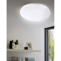 Светильник настенно-потолочный светодиодный Ultraflash LBS-8019 60 Вт 36 м² нейтральный белый свет цвет белый