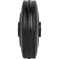 Колесо неповоротное с тормозом 100 мм до 75 кг цвет серый