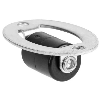 Колесо неповоротное без тормоза 10 мм до 10 кг цвет черный