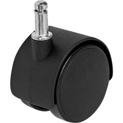 Колесо поворотное без тормоза 50 мм до 50 кг цвет черный