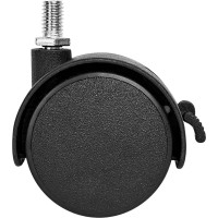 Колесо поворотное с тормозом 50 мм до 50 кг цвет черный