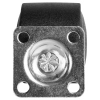 Колесо поворотное без тормоза 30 мм до 20 кг цвет черный