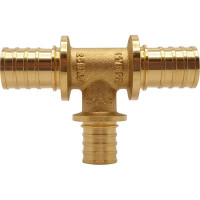 Тройник переходной РОСТерм 25х20х25 мм латунь