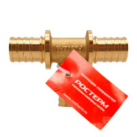 Тройник переходной РОСТерм 25х20х25 мм латунь