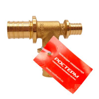 Тройник переходной РОСТерм 25х25х16 мм латунь