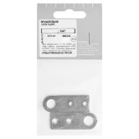 Проушина прямая 20x50 оцинкованная 2 шт.