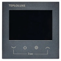 Терморегулятор для теплого пола Теплолюкс Pontus сенсорный цвет черный