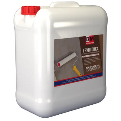 Грунтовка для сухих и влажных помещений Baumaster Глубокого проникновения 10 кг