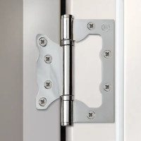 Дверь межкомнатная глухая Тренто 60x200 см ПВХ цвет иридиум с замком