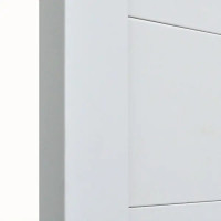 Дверь межкомнатная глухая Тренто 60x200 см ПВХ цвет иридиум с замком