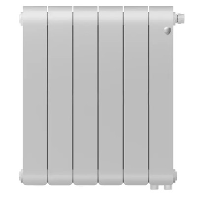 Радиатор секционный Royal Thermo Infinity BT VR80 500/90 6 секций нижнее подключение биметалл белый