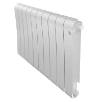 Радиатор секционный Royal Thermo Infinity BT VR80 500/90 10 секций нижнее подключение биметалл белый