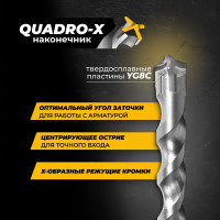 Бур по железобетону SDS Plus Rage Furious 567511 5x110 мм