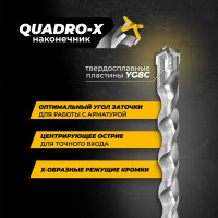 Бур по железобетону SDS Plus Rage Furious 567016 10x160 мм