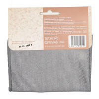 Салфетка для уборки 32x32 см цвет серый