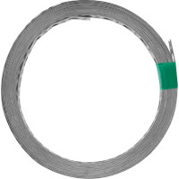 Перфорированная лента прямая LP 12x0.5 5 м оцинкованная сталь цвет серебро