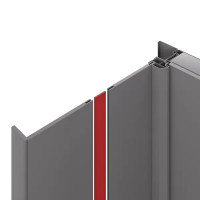 Комплект планок соединительных для доборов 2200x40x4 мм финиш бумага цвет серый (3 шт.)